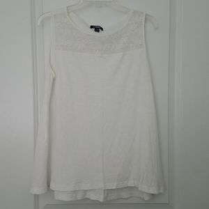 Women's Chaps Sleeveless White Tank size XL